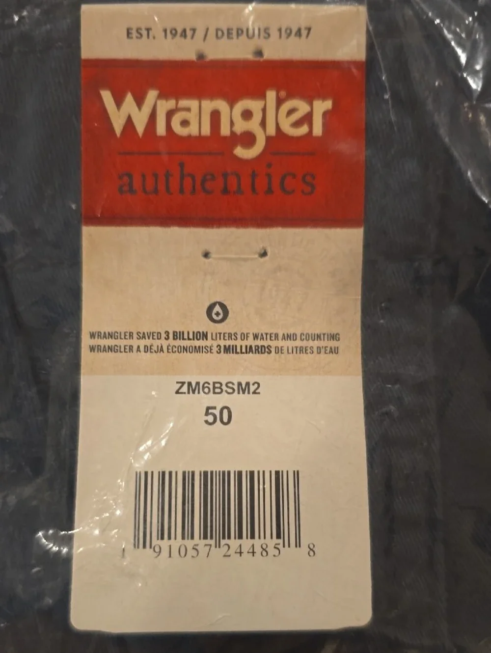 Wrangler Men's Dark Navy Chino Shorts Size 50